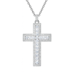 Unisex 925 Sterling Silver Plated Luxury Cross