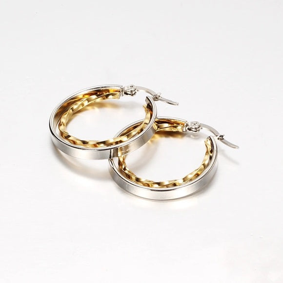 Gold & Silver Fashion Earring For Women