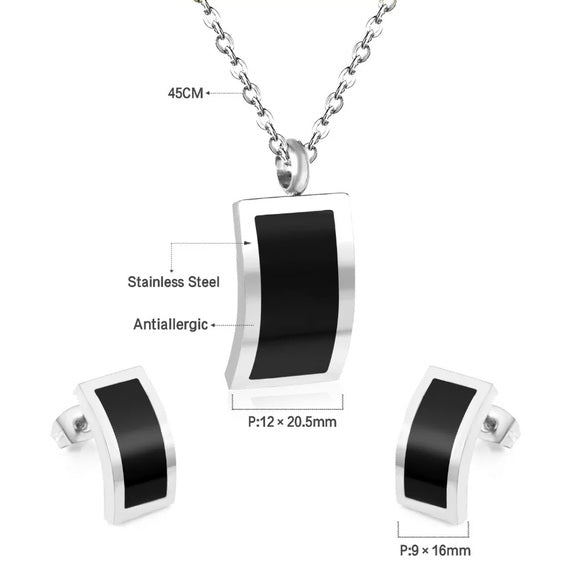 Women Stainless Steel Jewelry Set