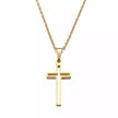 Stainless Steel Women Cross Necklace