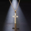 Stainless Steel Women Cross Necklace