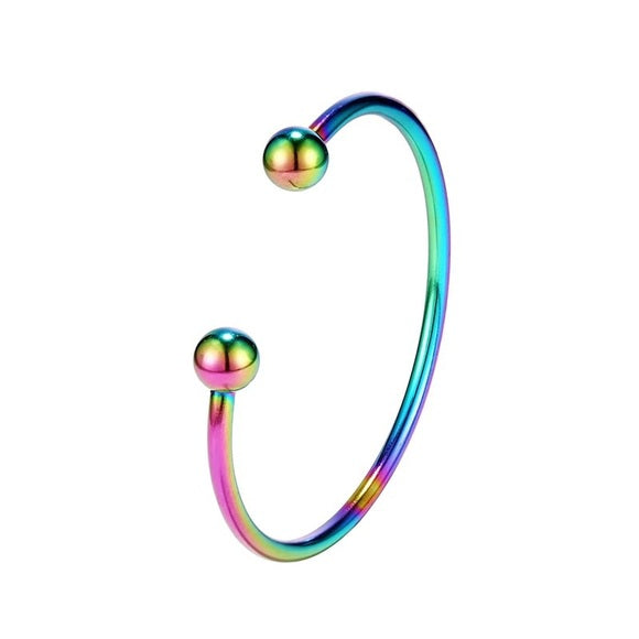 Women Stainless Steel Fit Bangle Bracelet