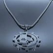 Stainless Steel Adeptus Pendant Necklace