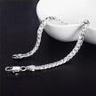 925 Silver Plated Unisex 5mm Snake Bracelet