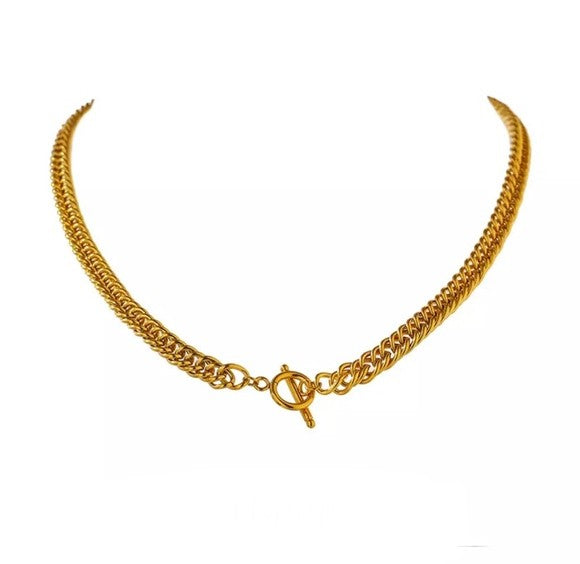 Women Stainless Steel Geometric Necklace