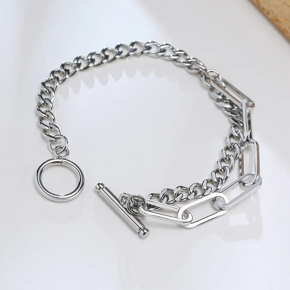 Men Cuban Chain Stainless Steel Bracelet