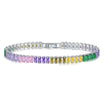 Women Rainbow Crystal Zirconia Bracelet