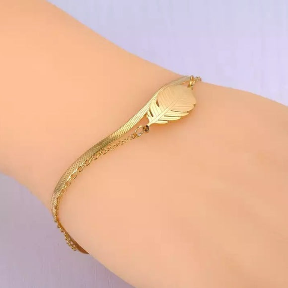 Women Stainless Steel Snake Chain Bracelet