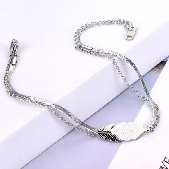 Women Stainless Steel Snake Chain Bracelet