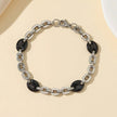 Unisex Stainless Steel Two Tones Bracelet