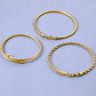 Women 3Pcs/Set Stainless Steel Bracelet