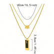 Double Layer Stainless Steel High-end Necklace