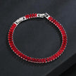 Women Red Fashion Statement Cubic Shiny Bracelet