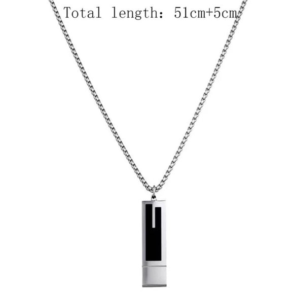 Double Layer Silver Stainless Steel High End Necklace