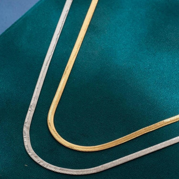 Elegant Stainless Steel Chain Necklace