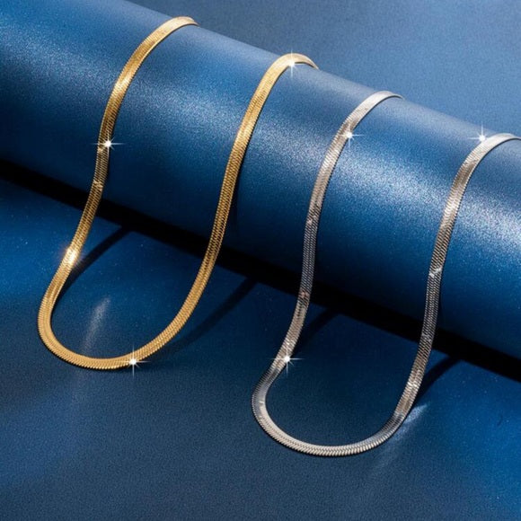 Elegant Stainless Steel Chain Necklace