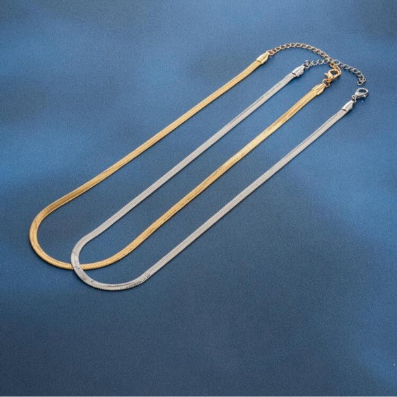 Elegant Stainless Steel Chain Necklace