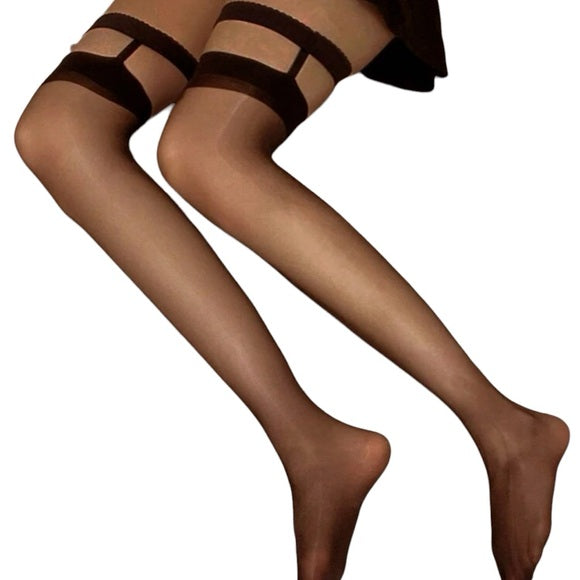 Women Lace Hollow Out Over Knee Sexy Thigh High Stocking