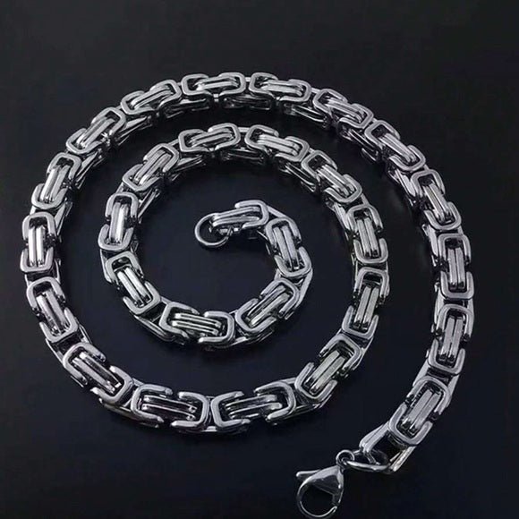 Men Stainless Steel Hip Hop Chain Necklace