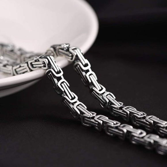 Men Stainless Steel Hip Hop Chain Necklace