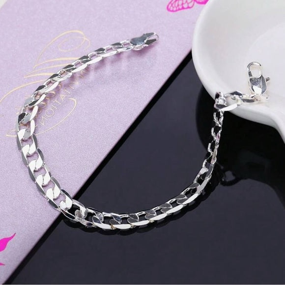 Unisex Stainless Steel Punk Chain Bracelet