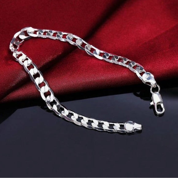 Unisex Stainless Steel Punk Chain Bracelet