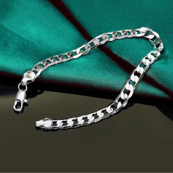 Unisex Stainless Steel Punk Chain Bracelet