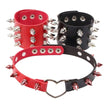 3 Pcs Set Punk PU Leather Bracelet & Choker