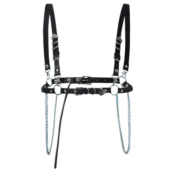 Women Heart Decor Harness Belt
