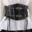Women Punk Style PU Leather Waist Trainer Belt